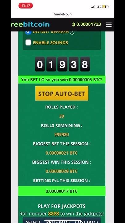 How to win in Freebitco.in.